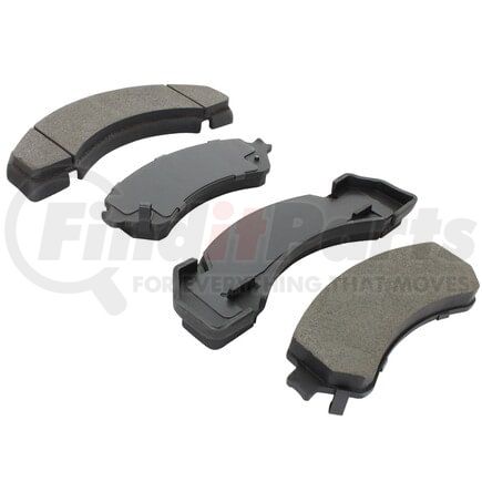 MPA Electrical 1002-0717M Quality-Built Disc Brake Pad Set - Work Force, Heavy Duty
