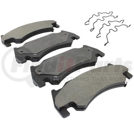 MPA Electrical 1002-1085M Quality-Built Work Force Heavy Duty Brake Pads w/ Hardware