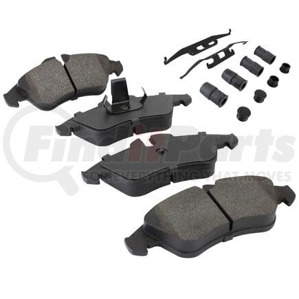 MPA Electrical 1002-1177M Quality-Built Work Force Heavy Duty Brake Pads w/ Hardware