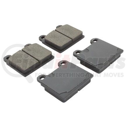MPA Electrical 1003-0045M Quality-Built Disc Brake Pad, Black Series, Semi-Metallic