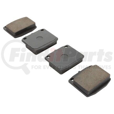 MPA Electrical 1003-0146C Quality-Built Disc Brake Pad Set - Black Series, Ceramic