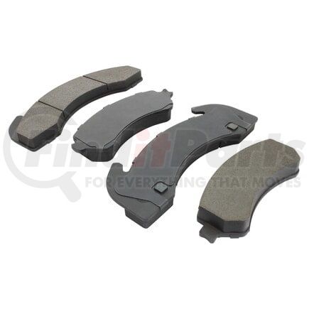 MPA Electrical 1003-0225M Quality-Built Disc Brake Pad, Black Series, Semi-Metallic