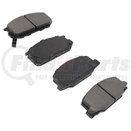 MPA Electrical 1003-0245C Quality-Built Black Series Ceramic Brake Pads w/ Hardware