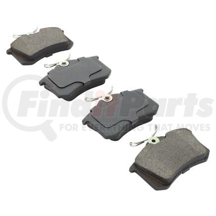 MPA Electrical 1003-0340M Quality-Built Disc Brake Pad, Black Series, Semi-Metallic