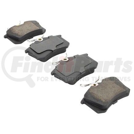MPA Electrical 1003-0340C Quality-Built Disc Brake Pad Set - Black Series, Ceramic