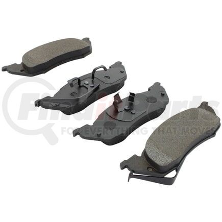 MPA Electrical 1003-0529AM Quality-Built Black Series Semi-Metallic Brake Pads w/ Hardware
