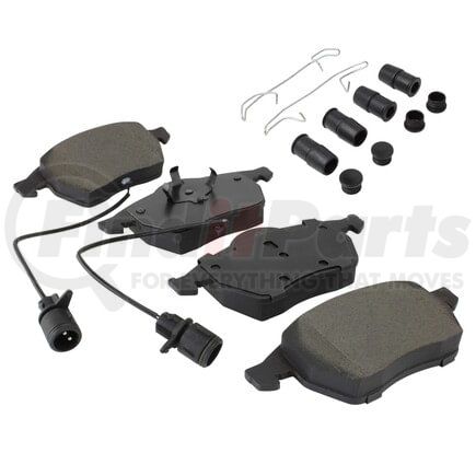 MPA Electrical 1003-0555BM Quality-Built Black Series Semi-Metallic Brake Pads w/ Hardware