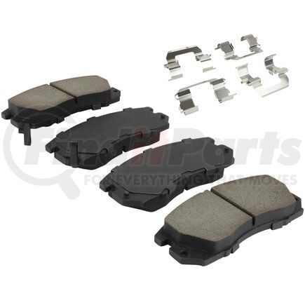 MPA Electrical 1003-0563C Quality-Built Black Series Ceramic Brake Pads w/ Hardware