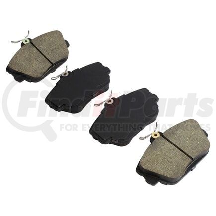 MPA Electrical 1003-0598M Quality-Built Black Series Semi-Metallic Brake Pads w/ Hardware