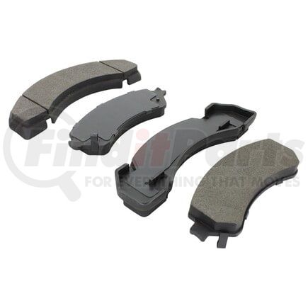 MPA Electrical 1003-0717M Quality-Built Disc Brake Pad, Black Series, Semi-Metallic