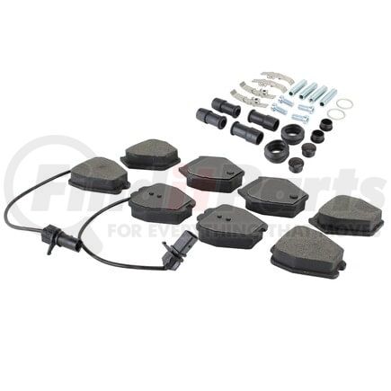 MPA Electrical 1003-0839C Quality-Built Black Series Ceramic Brake Pads w/ Hardware