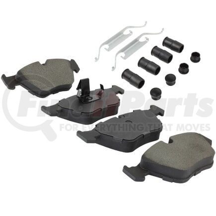 MPA Electrical 1003-0947M Quality-Built Black Series Semi-Metallic Brake Pads w/ Hardware