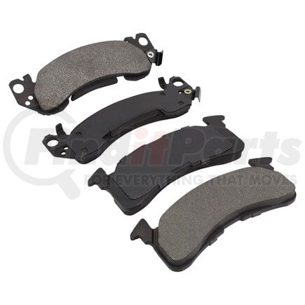MPA Electrical 1000-0153M Quality-Built Disc Brake Pad Set - Semi-Metallic