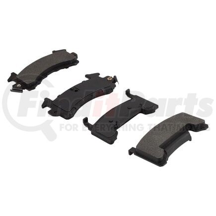 MPA Electrical 1000-0154M Quality-Built Disc Brake Pad Set - Semi-Metallic