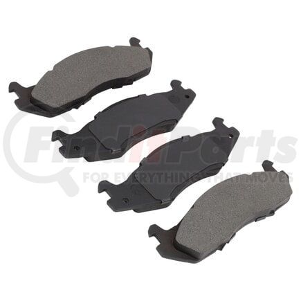 MPA Electrical 1000-0203M Quality-Built Disc Brake Pad Set - Semi-Metallic