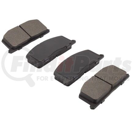 MPA Electrical 1000-0242M Quality-Built Disc Brake Pad Set - Semi-Metallic