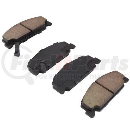 MPA Electrical 1000-0273C Quality-Built Disc Brake Pad Set - Ceramic