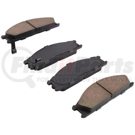 MPA Electrical 1000-0333C Quality-Built Disc Brake Pad Set - Ceramic