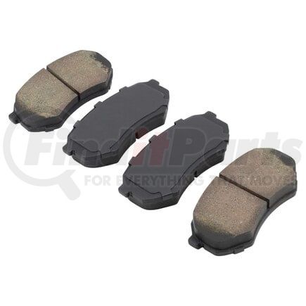 MPA Electrical 1000-0433C Quality-Built Disc Brake Pad Set - Ceramic