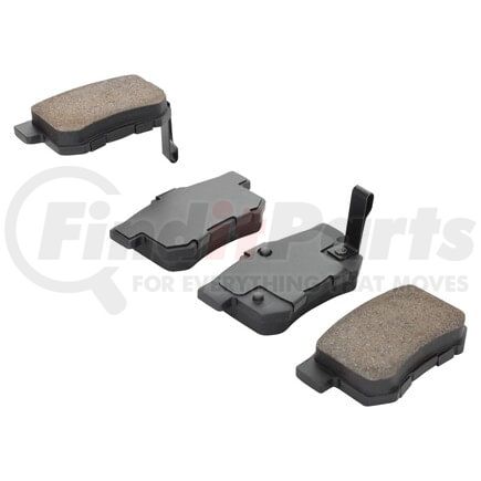 MPA Electrical 1000-0537C Quality-Built Disc Brake Pad Set - Ceramic