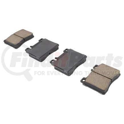 MPA Electrical 1000-0577C Quality-Built Disc Brake Pad Set - Ceramic
