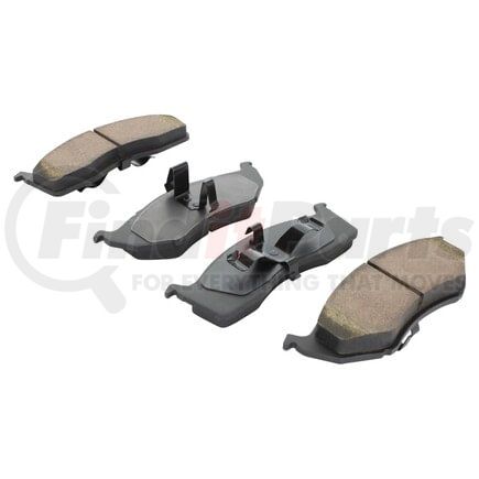 MPA Electrical 1000-0591C Quality-Built Disc Brake Pad Set - Ceramic