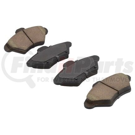 MPA Electrical 1000-0600C Quality-Built Disc Brake Pad Set - Ceramic