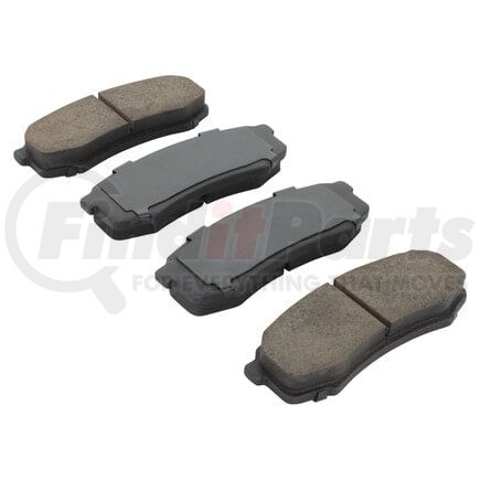 MPA Electrical 1000-0606M Quality-Built Disc Brake Pad Set - Semi-Metallic