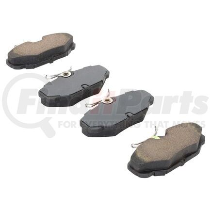MPA Electrical 1000-0610M Quality-Built Disc Brake Pad Set - Semi-Metallic