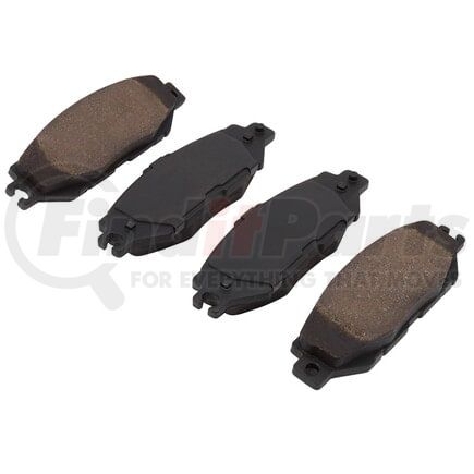 MPA Electrical 1000-0613C Quality-Built Disc Brake Pad Set - Ceramic