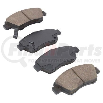 MPA Electrical 1000-0621C Quality-Built Disc Brake Pad Set - Ceramic