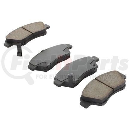 MPA Electrical 1000-0621M Quality-Built Disc Brake Pad Set - Semi-Metallic