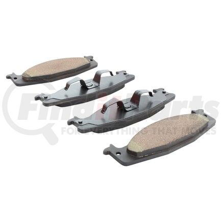 MPA Electrical 1000-0632C Quality-Built Disc Brake Pad Set - Ceramic