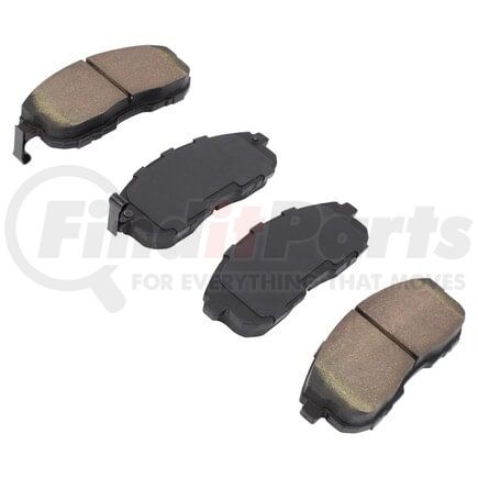 MPA Electrical 1000-0653M Quality-Built Disc Brake Pad Set - Semi-Metallic