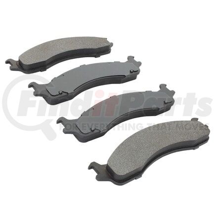 MPA Electrical 1000-0655M Quality-Built Disc Brake Pad Set - Semi-Metallic