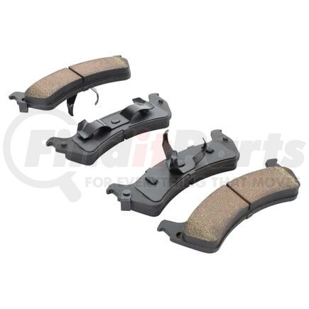 MPA Electrical 1000-0667C Quality-Built Disc Brake Pad Set - Ceramic