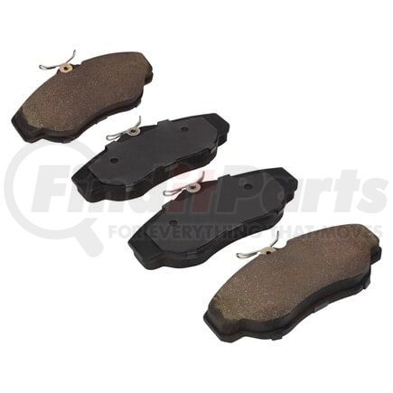 MPA Electrical 1000-0676C Quality-Built Disc Brake Pad Set - Ceramic