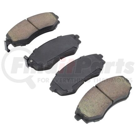 MPA Electrical 1000-0700C Quality-Built Disc Brake Pad Set - Ceramic