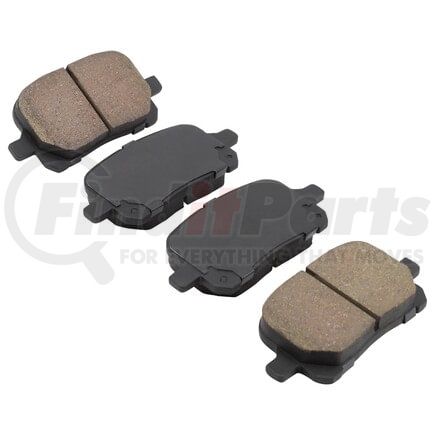 MPA Electrical 1000-0707C Quality-Built Disc Brake Pad Set - Ceramic
