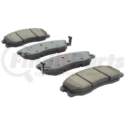 MPA Electrical 1000-1264C Quality-Built Disc Brake Pad Set - Ceramic