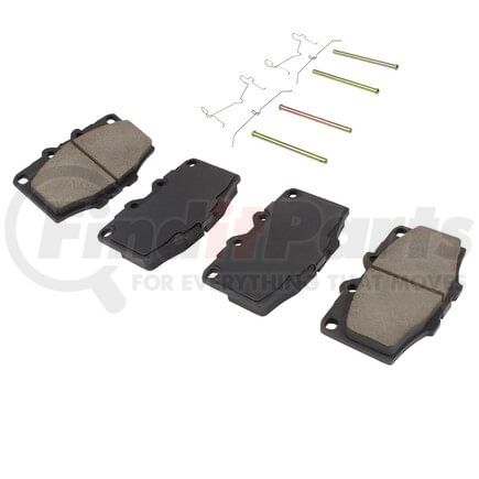 MPA Electrical 1001-0137C Quality-Built Disc Brake Pad, Premium, Ceramic, with Hardware