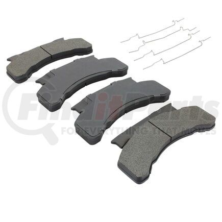 MPA Electrical 1001-0224M Quality-Built Premium Semi-Metallic Brake Pads w/ Hardware