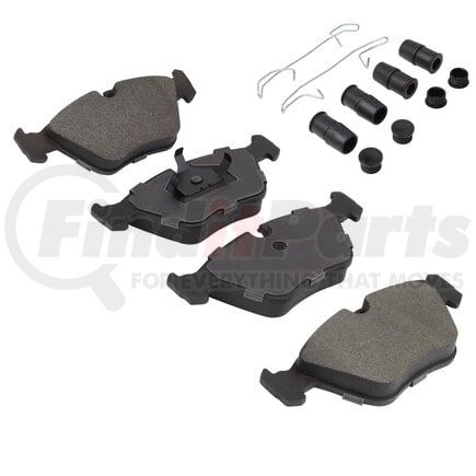 MPA Electrical 1001-0394AC Quality-Built Premium Ceramic Brake Pads w/ Hardware