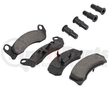 MPA Electrical 1001-0431M Quality-Built Premium Semi-Metallic Brake Pads w/ Hardware