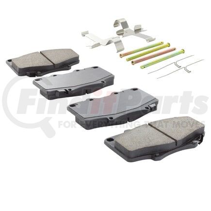 MPA Electrical 1001-0502AC Quality-Built Premium Ceramic Brake Pads w/ Hardware