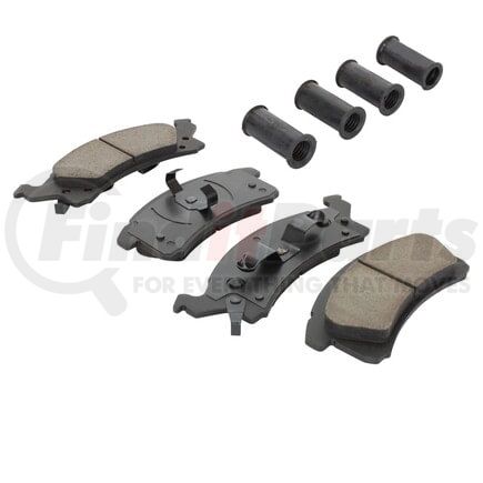 MPA Electrical 1001-0506M Quality-Built Premium Semi-Metallic Brake Pads w/ Hardware