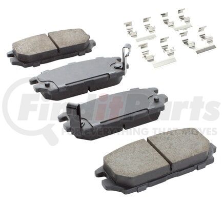 MPA Electrical 1001-0532C Quality-Built Premium Ceramic Brake Pads w/ Hardware