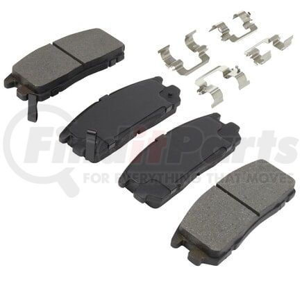 MPA Electrical 1001-0580C Quality-Built Disc Brake Pad, Premium, Ceramic, with Hardware