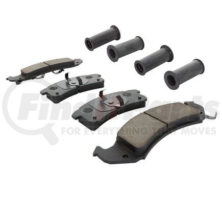 MPA Electrical 1001-0623C Quality-Built Disc Brake Pad, Premium, Ceramic, with Hardware
