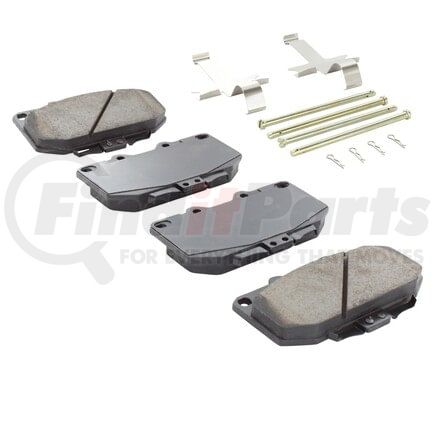 MPA Electrical 1001-0647C Quality-Built Premium Ceramic Brake Pads w/ Hardware